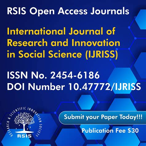 International Journal Of Research And Innovation In Social Science