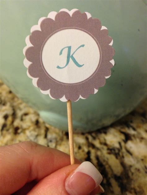 Make Your Own Cupcake Toppers Just Need A Craft Punch And Toothpicks Crafts Craft Punches