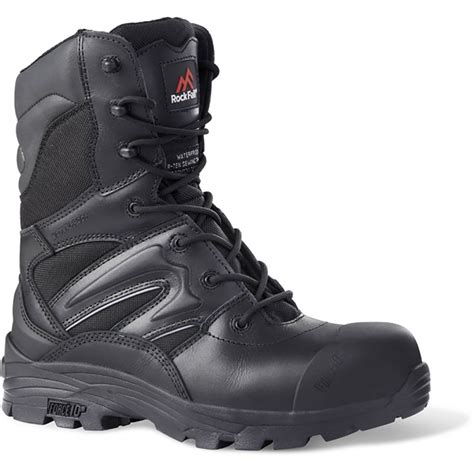 Rock Fall Rf4500 Titanium Waterproof Safety Boot With Side Zip