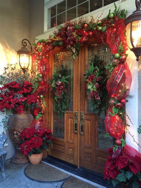 Love My Front Doors This Christmas Front Porch Christmas Decor Christmas Door Decorations