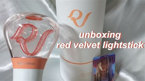Unboxing Red Velvet Official Lightstick 2020 Youtube