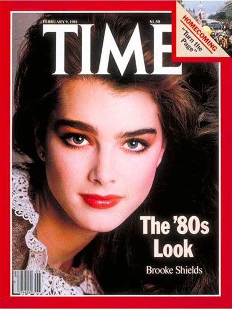 The Cover Of Time Magazine Featuring Brooke Shields