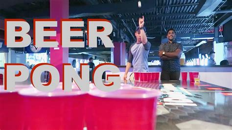Beer Pong Games And Fun Vlog 24 Adrianacez Youtube