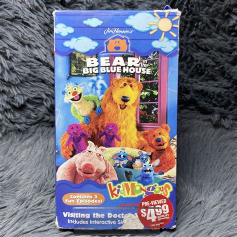 Mavin Bear In The Big Blue House Visiting The Doctor With Bear Vhs