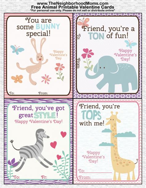 Check spelling or type a new query. Printable Valentine's Cards - The Neighborhood Moms