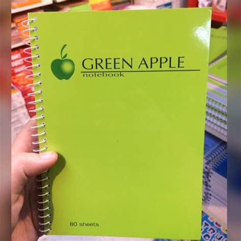 Green Apple Spiral Notebook 6 X 8 12 Shopee Philippines