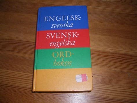 Engelsk Svensk Ordbok 338452554 ᐈ Köp På Tradera