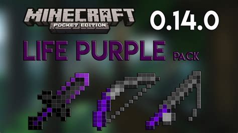 Life Purple Texture Pack Pvp Minecraft Pe 0140