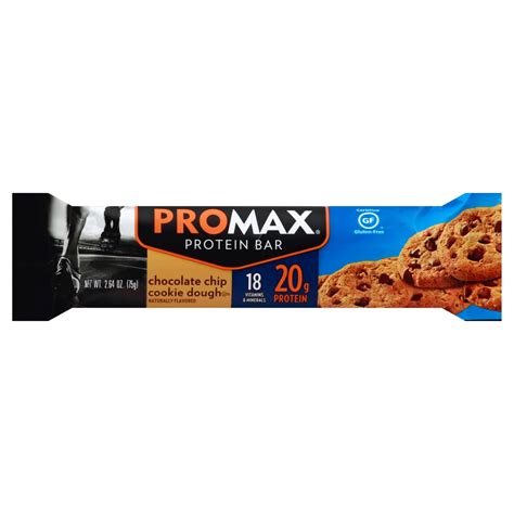 Promax 20g Protein Bar Chocolate Chip Cookie Dough Shop Granola