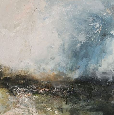 Cloudburst 2015 Oil On Canvas 75cm X 75cm By Dion Salvador Lloyd