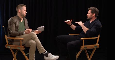 Ryan Reynolds Interviews Hugh Jackman Why Doesnt Eddie The Eagle