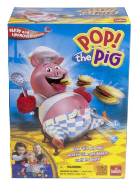 Goliath Games Pop The Pig Game New And Improved Belly Busting Fun As