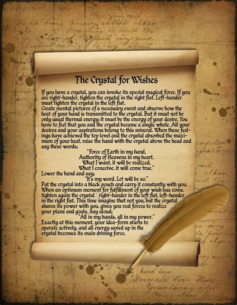 5 out of 5 stars. Using a Crystal for Wishes | Book of shadows, Magick ...