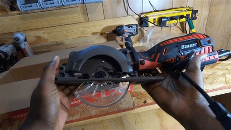 Harbor Freight Bauer 4 12 In 58 Amp Compact Circular Saw Youtube