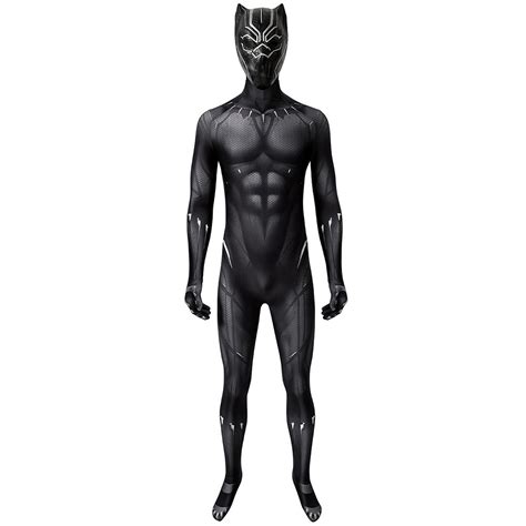 Black Panther Cosplay Costume Tchalla Cosplay Spandex Zentai