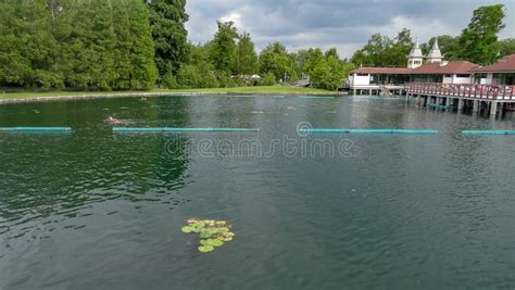 Lake Heviz Is An Amazing Resort On The West Of Hungary Stock Photo