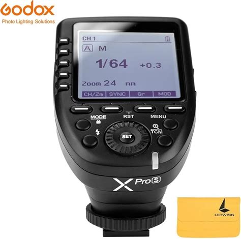 godox xpro s 2 4g ttl wireless flash trigger wirless x system high speed with big