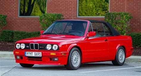 Live Out Your 90s Wall Street Broker Dreams With This Brilliant Red E30