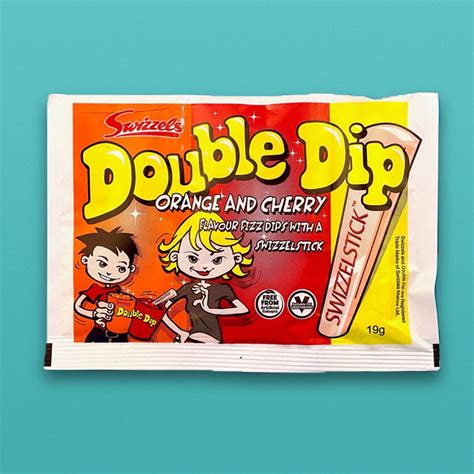 Swizzels Double Dip Orange And Cherry Flavour British Candy Box