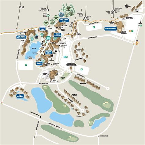 Blue Mountain Resort Trail Map Map