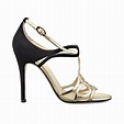 Ivanka Trump Herly High Heel Evening Sandals in Black/Gold (Black) - Lyst