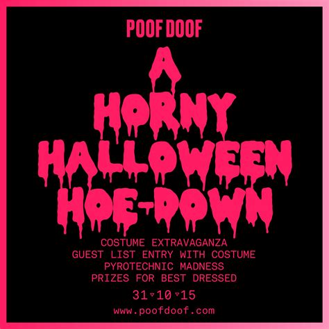 A Horny Halloween Hoe Down Poof Doof