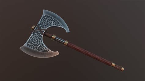 Artstation Great Axe Game Assets