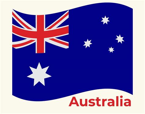 Australian Flag Vector Illustration Australia National Flag 13975371