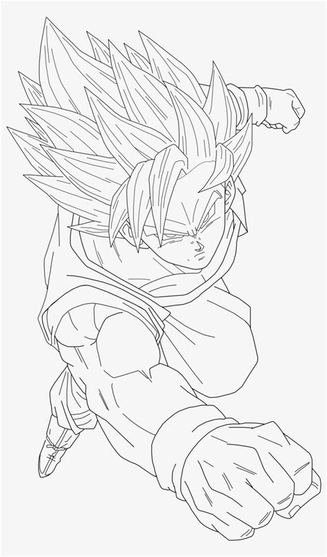 Goku Ssj2 Coloring Pages Gohan Super Saiyan 2 Da Colorare Immagini