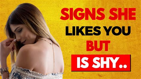 10 hidden signs a shy girl likes you how to know if a shy girl likes you youtube