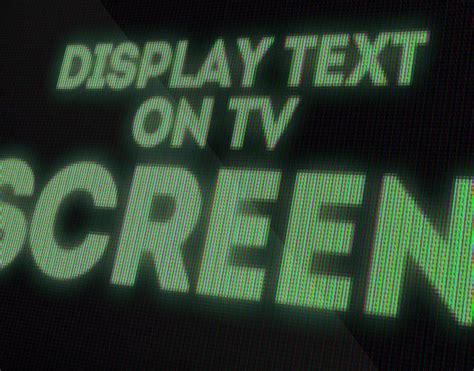 How To Create A Computer Screen Led Text Effect In Photoshop