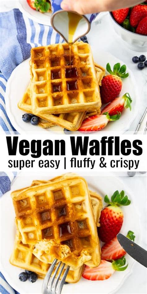 You Are Going To Love These Classic Vegan Waffles They Are Super Quick