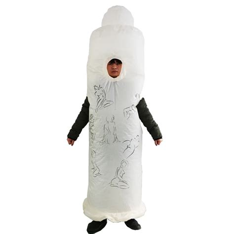 2018 new inflatable penis costumes for adults disfraz sexy erotic cosplay suits for halloween