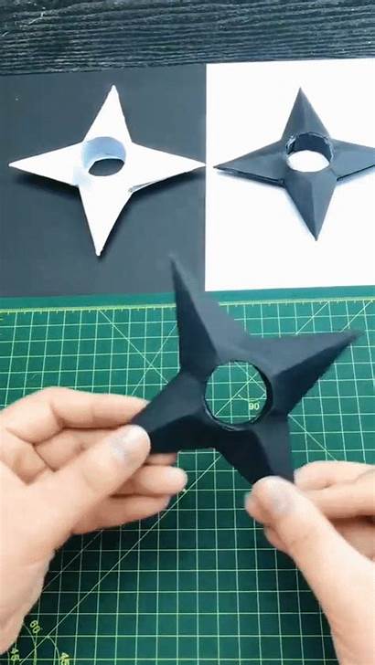 Origami Paper Craft Manualidades Shuriken Naruto Minecraft
