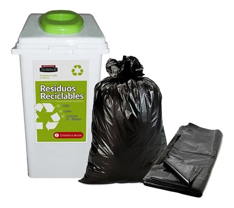 Tacho Basura Residuos Reciclables Lts Verde Colombraro Ubicaciondepersonas Cdmx Gob Mx
