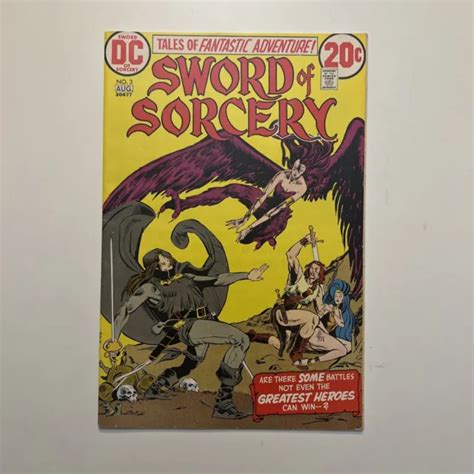 🍕🍕sword Of Sorcery 3 F Nm 1973 Dc Comics Berni Wrightson🍕🍕 1499