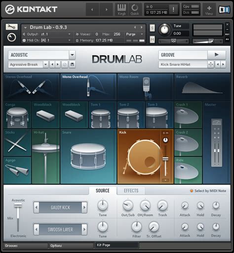 Kvr Native Instruments Releases Drum Lab For Kontakt Player And Kontakt