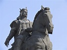 Equestrian statue of Stephen III of Moldavia in Vaslui Romania