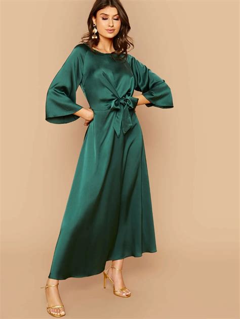 Shein Green Dress Long Dominque Mccool