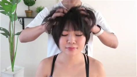 hot japanese girl massage relaxing full body oil youtube
