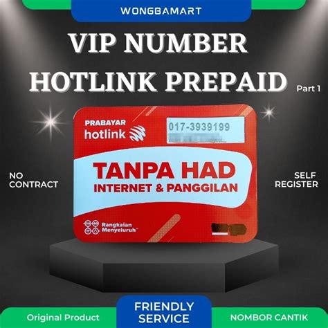 Hotlink Vip Number Prepaid Hotlink Sim Card Vip Number Clear Stock Promotion Part 1 Shopee