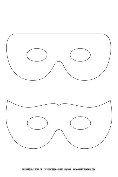 You can also use the mask templates as patterns for crafting superhero felt or fabric masks. Super Hero Mask : free template - | Superhero crafts, Hero ...