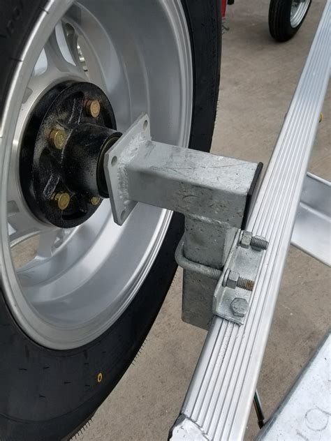 Demco Spare Tire Carrier For Up To 4 Trailer Tongue Silver Demco Spare