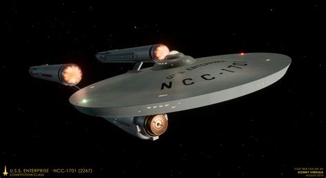 Donny Versiga Uss Enterprise Ncc 1701 Star Trek The Original Series