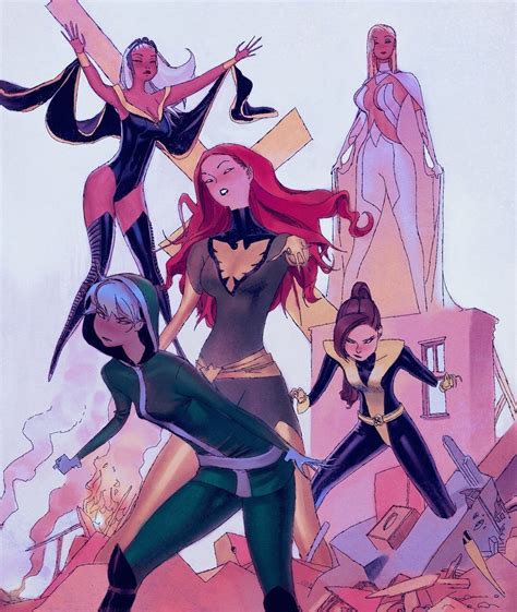 Emma Anna Marie Ororo Jean And Kitty Rogue Gambit Geek Art Rogues