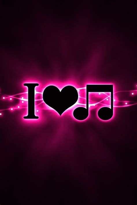 Always Love Music Cute Wallpaper For Phone Music Wallpaper Heart