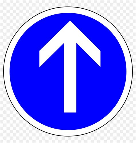 Traffic Signstraight Signroad Go Straight Hd Png Download