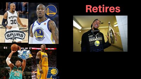 David West Retires From The Nba Youtube