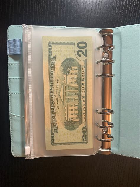 Cash Zipper Envelopes A6 Etsy