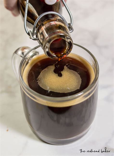 Hazelnut Coffee Syrup Recipe By The Redhead Baker